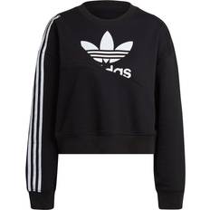 adidas Women's Originals Adicolor Split Trefoil Sweatshirt - Black