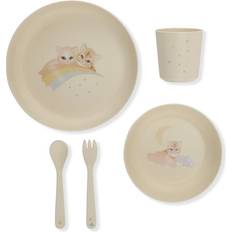 Konges Sløjd Barneserviser Konges Sløjd Dinner Set Rainbow Kitty