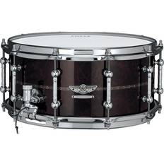 Bruin Snaredrums Tama Star Reserve Bubinga/Walnut 14x6.5" snaredrum, Gloss Claro Walnut