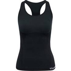 Mujer - Yoga Tops Hummel Clea Seamless Top Women - Black Melange