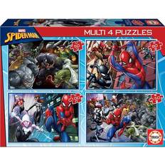 Puslespil 50 brikker Educa Spiderman 4 in 1