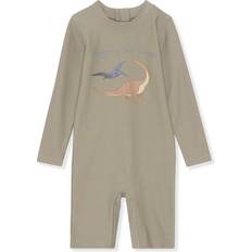 9-12M UV-dragter Konges Sløjd Aster Onesie - Laurel Oak