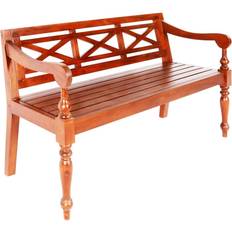 VidaXL Settee Benches vidaXL Batavia Settee Bench 48.4x31.9"