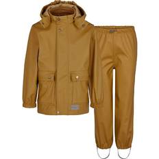 MarMar Copenhagen Regnsæt Børnetøj MarMar Copenhagen Osmund Rainwear Set - Ochre (221-680-09-0217)