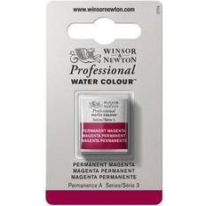 Lilla Akvarelmaling Winsor & Newton Professional Water Colour Permanent Magenta Half Pan