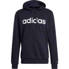 adidas Essentials French Terry Linear Logo Hoodie - Legend Ink/White