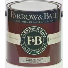 Farrow & Ball Modern No.2002 Träfärg, Metallfärg White Tie 2.5L