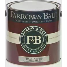 Farrow & Ball Modern No.2002 Wood Paint, Metal Paint White Tie 2.5L