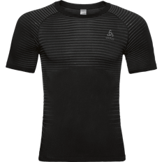 Élasthanne/Lycra/Spandex Hauts de Couche de Base Odlo Performance Light Base Layer T-shirt Men - Black