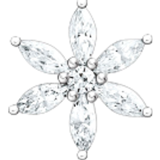 Thomas Sabo Charm Club Flower Ear Stud - Silver/Transparent