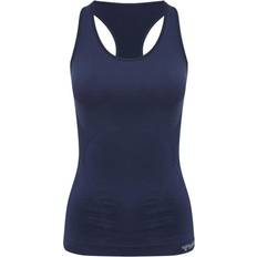 Azul - Mujer Camisetas de tirantes Hummel Tif Seamless Top Women - Black Iris