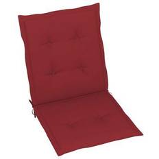 vidaXL 4-pack Cojín de silla Rojo (100x50cm)