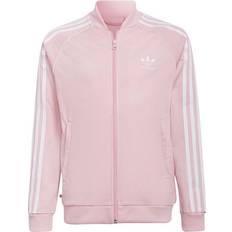 Zip Sweatshirts Children's Clothing adidas Junior Adicolor SST Track Top - True Pink/White (HD2042)