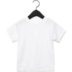 Bella+Canvas Toddler Jersey Short Sleeve T-shirt 2-pack - White