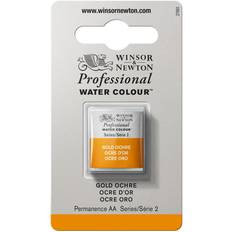 Guld Akvarellfärger Winsor & Newton Professional Water Colour Gold Ochre Half Pan