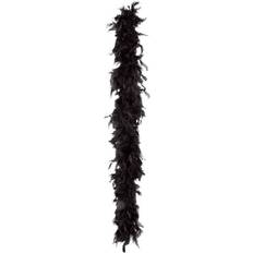 Boland Boa en plumes Noir 180CM Adulte Mixte