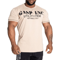 Bruna - Fitness & Gymträning - Herr T-shirts Gasp Basic Utility Tee - Desert