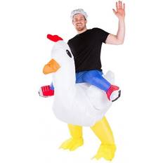 Riding Hen Inflatable Costume