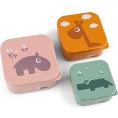 Portapranzi Done By Deer Snack Box Set 3 pcs Deer Friends