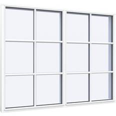 Sparvinduer FK0212 Træ Fast vindue Vindue med 2-lags glas 180x120cm