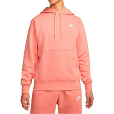 Nike Club Fleece Pullover Hoodie - Light Madder Root/Light Madder Root/White