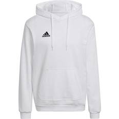 Football - White Jumpers adidas Men's Entrada 22 Sweat Hoodie - White/Black