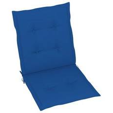 vidaXL 4-pack Stolsdyna Blå (100x50cm)
