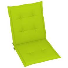 vidaXL 4-pack Stolsdyna Grön (100x50cm)