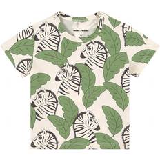 0-1M T-shirts Mini Rodini Zebra T-shirt - Green (2222012475)