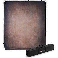 Manfrotto EzyFrame Vintage Background 2x2.3m Walnut