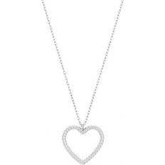 Edblad Rope Heart Necklace M - Silver