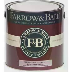 Farrow & Ball Estate No.201 Wall Paint, Ceiling Paint Shaded White 2.5L