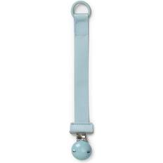 Pacifier Holders Elodie Details Soother Clip Wood Aqua Turquoise