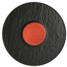 Schwarz Platten Villeroy & Boch Manufacture Rock Glow Espresso Platte 12cm