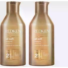 Redken schampo all soft Redken All Soft Shampoo 300ml 2-pack