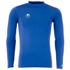 Élasthanne/Lycra/Spandex Hauts de Couche de Base Uhlsport Distinction Long Sleeve Base Layer Men - Azure Blue