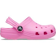 Rosa Tøfler Crocs Toddler Classic Clog - Taffy Pink