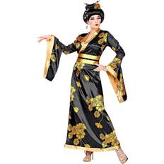 Widmann Geisha jurk gouden bloemen