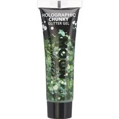 Smiffys Holographic Chunky Glitter Gel Green