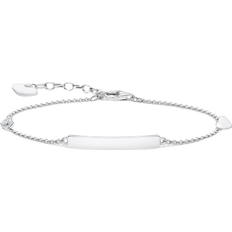 Nickel Free Bracelets Thomas Sabo Heart with Infinity Bracelet - Silver/Transparent