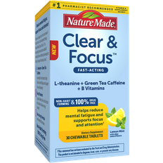 Mint Vitamins & Minerals Nature Made Clear & Focus Lemon Mint 30