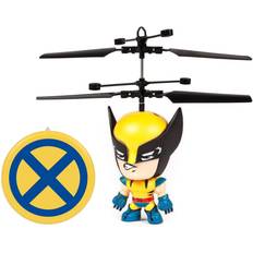 World Tech Toys Marvel Wolverine Flying Figure IR UFO Big Head Helicopter