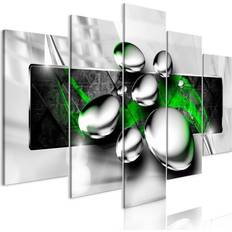 Arkiio Shiny Stones Wide Green Väggdekor 100x50cm