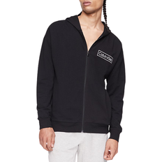 Calvin Klein Reimagined Heritage Zip-Up Sleep Hoodie - Black