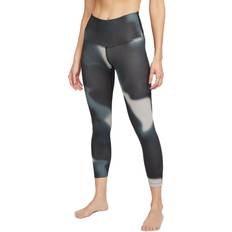 Nike Yoga Dri-Fit 7/8 High-Rise Printed Leggings Women - Dark Smoke Grey/Iron Grey