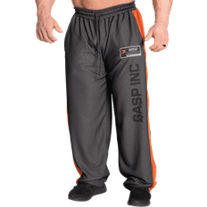 Fitness & Gymträning Byxor & Shorts Gasp No1 Mesh Pant Men - Black/Flame