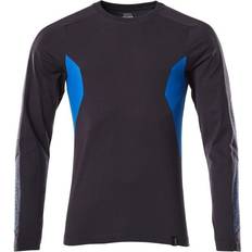 Mascot Accelerate Long Sleeved T-shirt - Dark Navy/Azure Blue