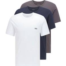 Hugo boss classic t shirt HUGO BOSS R-Neck Classic T-shirt - White/Blue/Grey