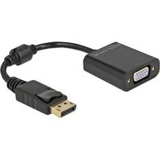 DisplayPort-VGA - Kabeladaptere Kabler DeLock Displayport-VGA 0.2m