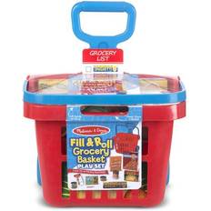 Plástico Juguetes de tienda Melissa & Doug Fill & Roll Grocery Basket Play Set